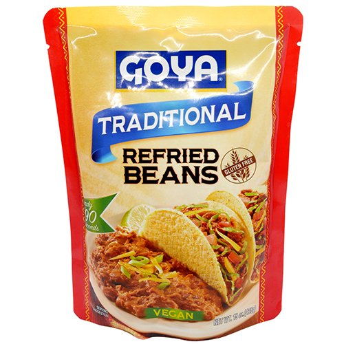 Goya Traditional Pinto  Refried Beans 15 oz